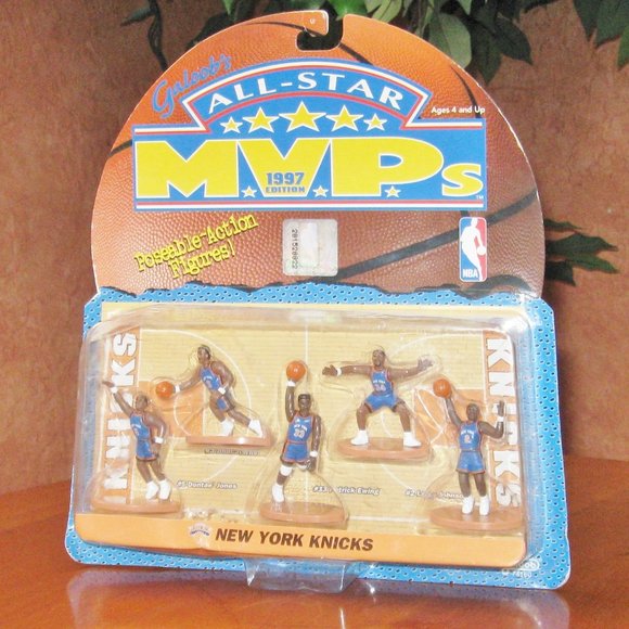 1997 Galoob New York Knicks NBA Basketball All Star MVP Small Posable Figures - Picture 1 of 9